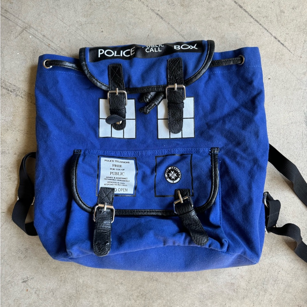 Doctor Who Tardis Backpack